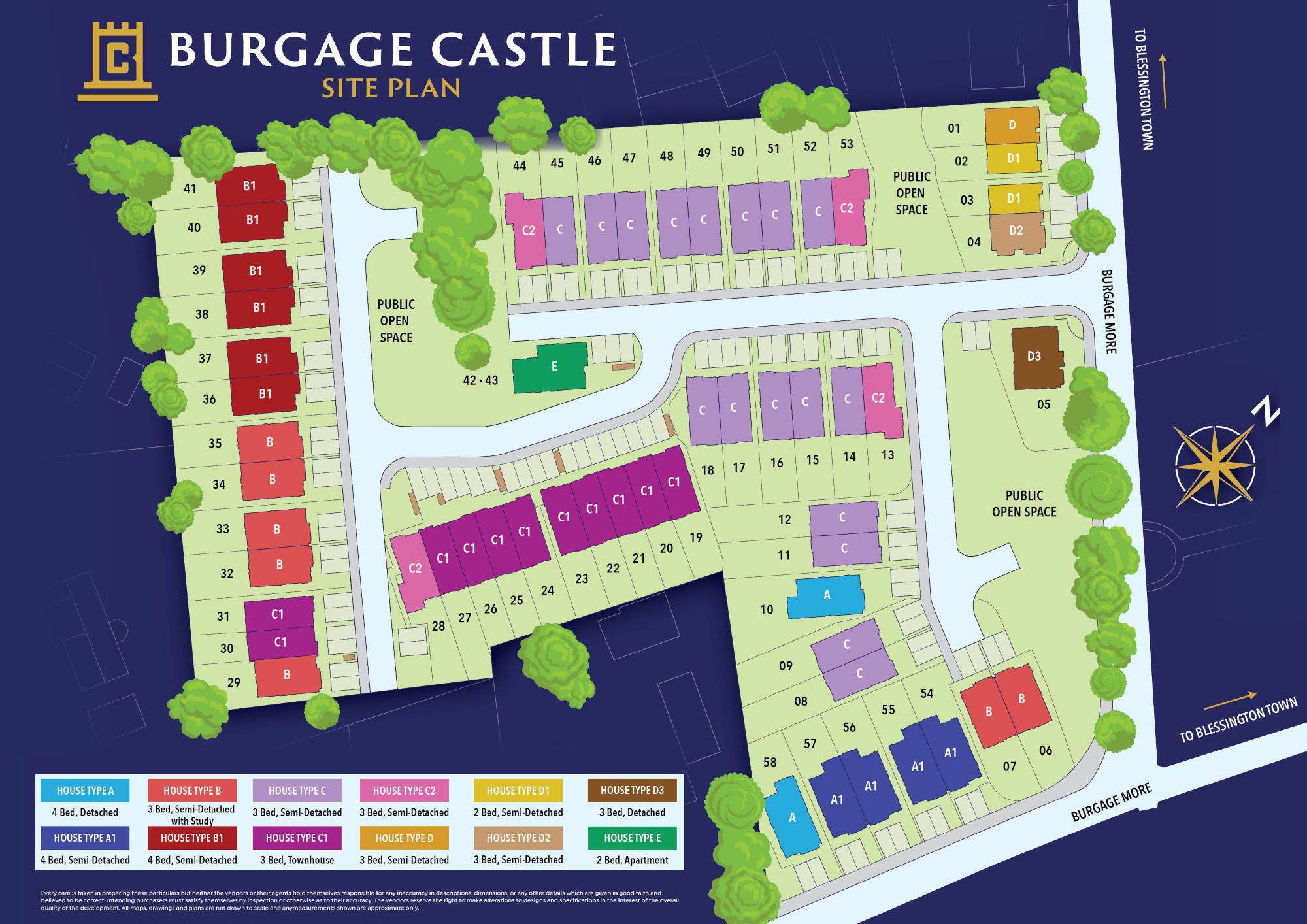 Burgage Castle Site Plan